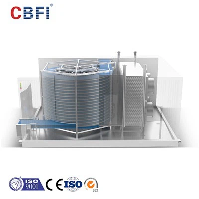 সিবিএফআই সিঙ্গেল স্পাইরাল ফ্রিজার বেকিং ডফ ফ্রিজ করার জন্য